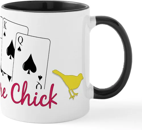 Vista 45 de CafePress Euchre Champ Mugs Taza de café de cerámica de 11 oz (11.0 fl oz)