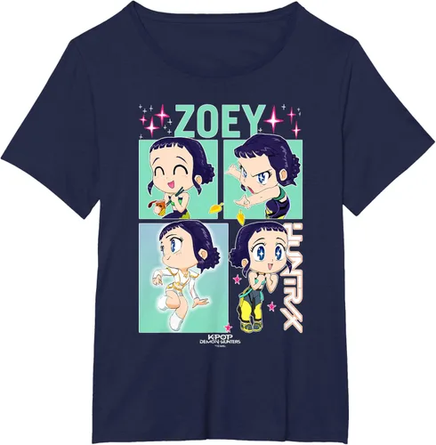 Vista 16 de Kpop Demon Hunters Zoey Camiseta Oficialmente Autorizada