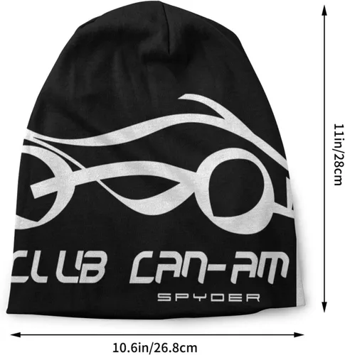 Vista 2 de WMJEODSS Can-Am Spyder - Gorro de punto para exteriores, unisex, informal, cálido, hip hop