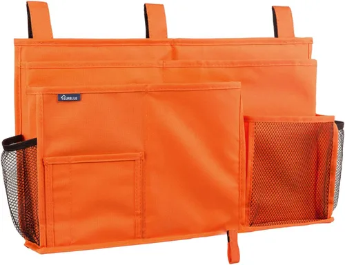 Vista 8 de Surblue Organizador de cama colgante para mesita de noche, bolsa de almacenamiento con bolsillo para literas y camas de hospital, habitaciones
