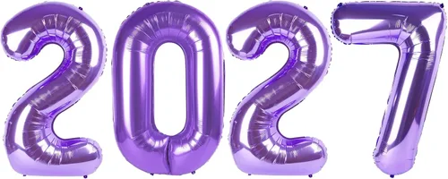 Vista 87 de Globos con números de 40 pulgadas, color negro, para decoraciones