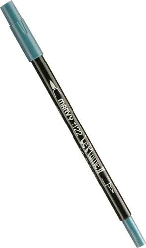 Vista 21 de Uchida 1122-C-3 Marvy Extra Fine Tip Le Plume II Rotulador de doble punta, azul