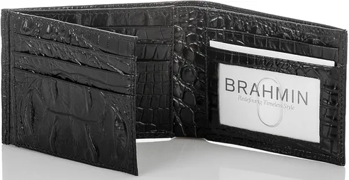 Vista 4 de BRAHMIN Bifold Negro