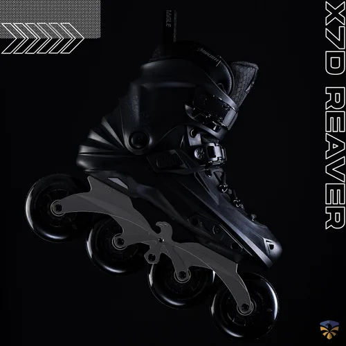 Vista 7 de Flying Eagle X7D Reaver - Patines en línea para adultos para hombres y mujeres, patines en línea para exteriores, patines para adultos, Freeskates