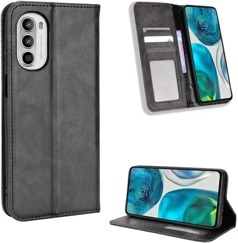 Vista 57 de Funda para BLU Bold N2, funda de piel sintética para BLU Bold N2, funda para BLU Bold N2 5G N0050UU Funda de piel sintética negra Negro