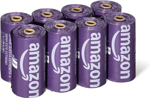 Vista 8 de Amazon Basics Bolsas para excrementos de perro, 120 unidades, mejoradas para garantizar a prueba de fugas, sin perfume, color negro