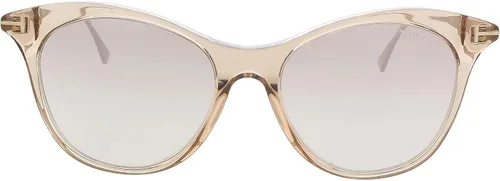 Vista 2 de Tom Ford Micaela FT0662 45G - Gafas de sol para mujer color marrón claro y oro rosa