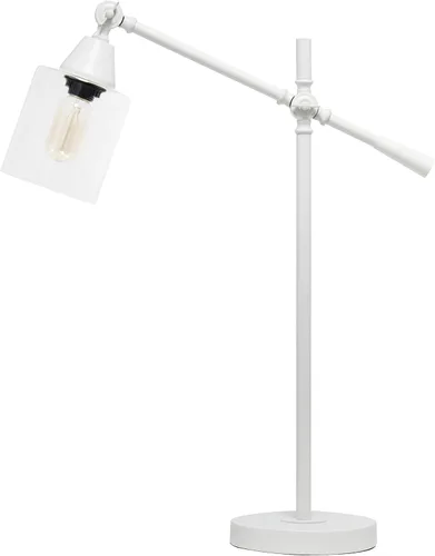 Vista 11 de Elegant Designs LD1030-CHR - Lámpara de mesa moderna con brazo inclinable industrial de 28 pulgadas, cromada