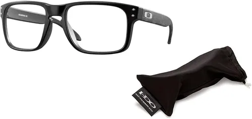 Vista 3 de Oakley Holbrook - Lentes cuadrados OX8156 para hombre + paquete con kit de lentes de cortesía de diseñador iWear