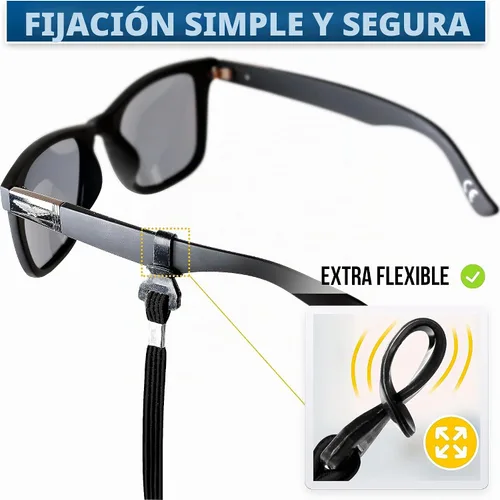 Vista 4 de SIGONNA Eye Glasses String Holder Straps - Sports Sunglasses Strap for Men Women - Eyeglass Holders Around Neck