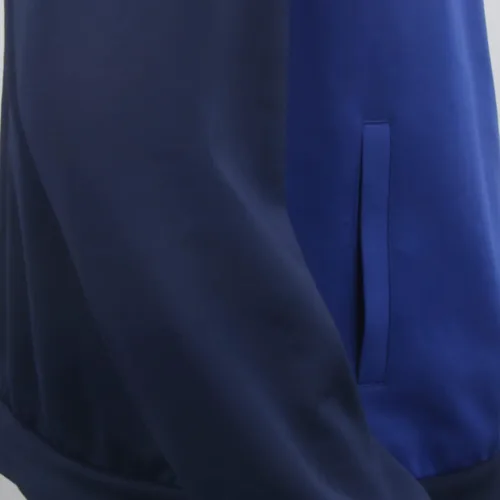 Vista 6 de Disfraz de entrenador de fútbol para hombre, chaqueta azul, pantalones, chándal, traje de fútbol, ropa deportiva, para Halloween, cosplay