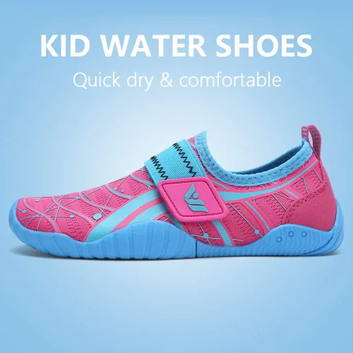Vista 4 de CIOR Zapatos de agua ligeros para niños y niñas, tenis acuáticos para la playa (niños pequeñosniños grandes)