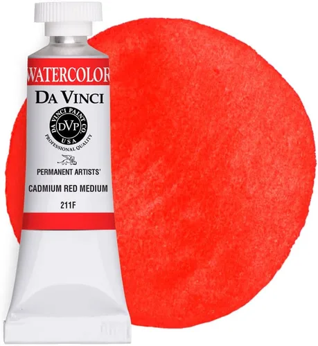 Vista 15 de DA VINCI PAINTS Pintura Acuarela Profesional para Artistas, Azul Cobalto, 15mL