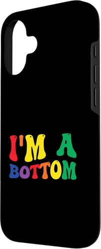 Vista 2 de Funny Gay Pride Rainbow Flag I'm A Bottom Case for iPhone 16