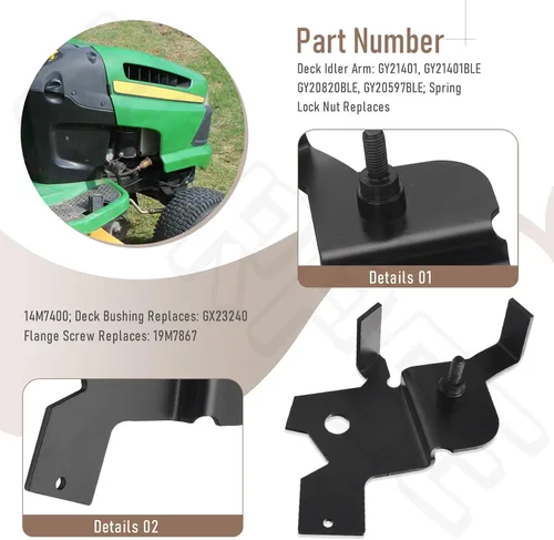 Vista 4 de GY21401 Kit de brazo tensor de cubierta compatible con John D-eere