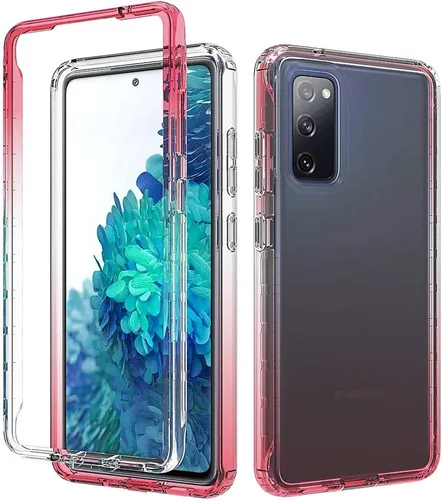 Vista 18 de Pzwoxukhov Funda para Xiaomi Poco M3 M2010J19CG M2010J19CI Caso, alta transparencia, color degradado, funda de absorción de impactos anticaída