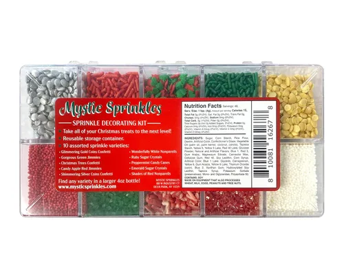 Vista 5 de Mystic Sprinkles Kits de decoración de Navidad (un kit clásico de decoración de Navidad de 6.8 onzas)