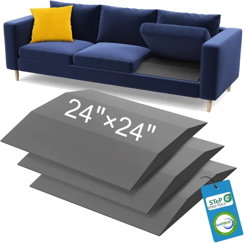 Vista 10 de Soporte de cojín de sofá para asiento caído, 20 x 20 x 2 pulgadas, espuma