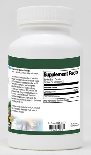 Vista 2 de Semilla de alcaravea - 450 mg (100 Cápsulas, ZIN: 514731)