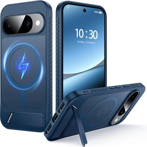 Vista 45 de Serie Soft Touch para Funda Google Pixel 7a, [Antihuellas] [Ajuste Delgado] con Protección Militar Borde de Silicona [A Prueba de Golpes]