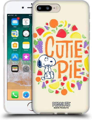 Vista 50 de Head Case Designs Funda de gel suave con licencia oficial de Peanuts Charlie y Snoopy Naturally Sweet compatible con Apple iPhone 7 Plus/iPhone 8