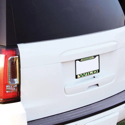 Vista 5 de Rico Industries NFL Unisex-Adult NFL Laser Cut Inlaid Standard Chrome License Plate Frame