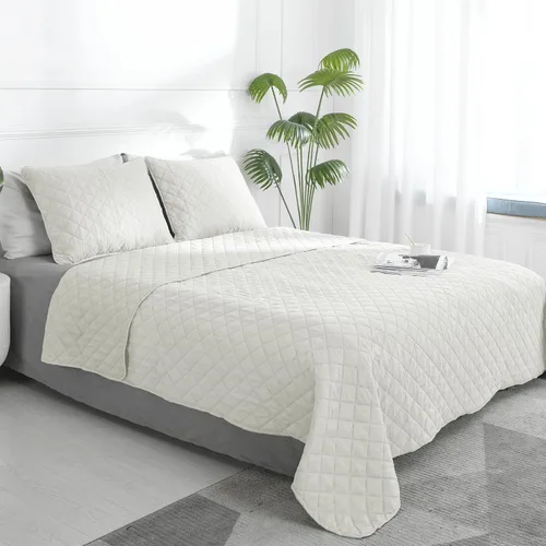 Vista 40 de Easy-Going - Juego de colcha reversible tamaño individual con 1 colcha y 1 funda de almohada, colcha de cama suave, colcha de microfibra ligera