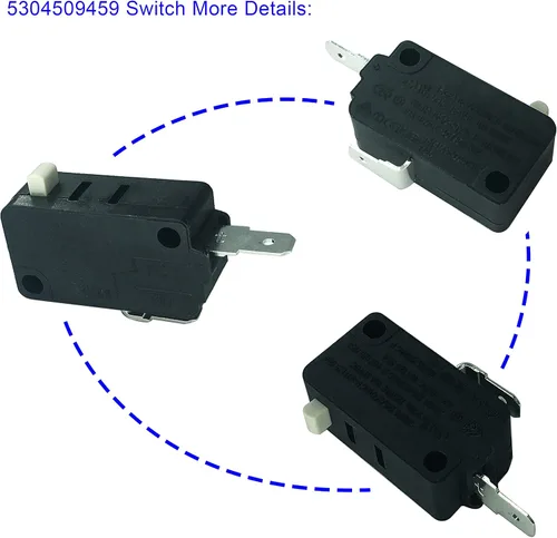 Vista 3 de LONYE 5304509459 & 5304509460 Reemplazo del interruptor de puerta de microondas para Frigidaire Electrolux Microondas 5304464098 AP6230614