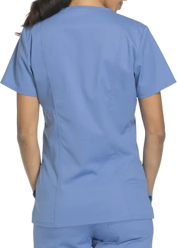 Vista 2 de Workwear Revolution Mujeres Scrubs Top V-cuello WW620
