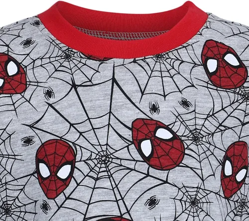 Vista 3 de Marvel Conjunto deportivo y cuello redondo para niños pequeños