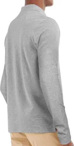 Vista 3 de PINKMARCO Camisas polo de manga larga para hombre, estilo casual, de algodón, para golf