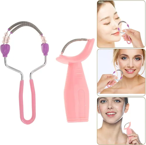 Vista 7 de Facial Hair Remover Spring Epilator Manual Hair Removal Tool for Women Portable with Dual Spring