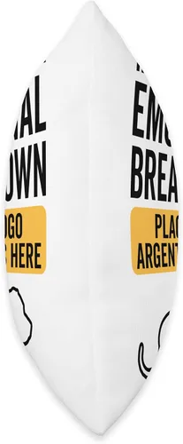 Vista 2 de Funny Dogo Argentinos Gift for Men & Women In Event of Emotional Breakdown-Dog Dogo Argentinos - Almohada de 16 x 16 pulgadas, multicolor