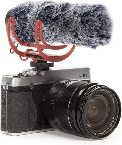 Vista 6 de YOUSHARES Micrófono Deadcat Parabrisas - Protector de Viento al Aire Libre Micrófono Parabrisas Manguito de Piel Ajuste Personalizado para Rode Fur