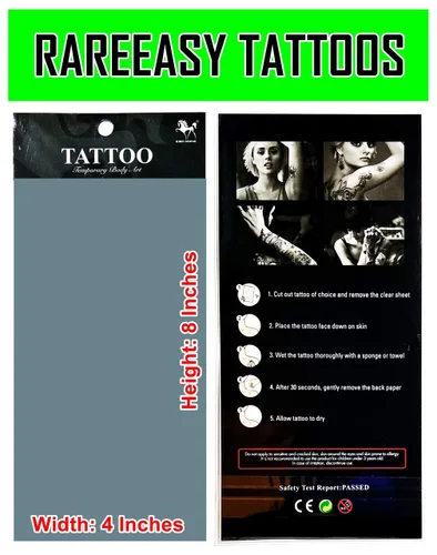 Vista 3 de Tatuajes 2 hojas hermosas rosas negras enredaderas temporales tatuajes adhesivos falsos cuerpo brazo pecho hombro tatuajes para hombres