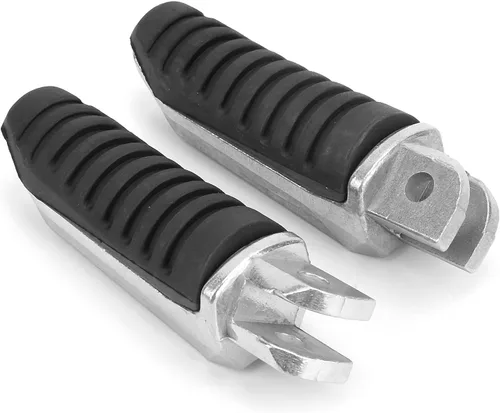 Vista 7 de Reposapiés delantero para motocicleta, 1 par de clavijas de pie pedales para Yamaha FJR1300 FZ1 FZ400 FZ6 FZ6R
