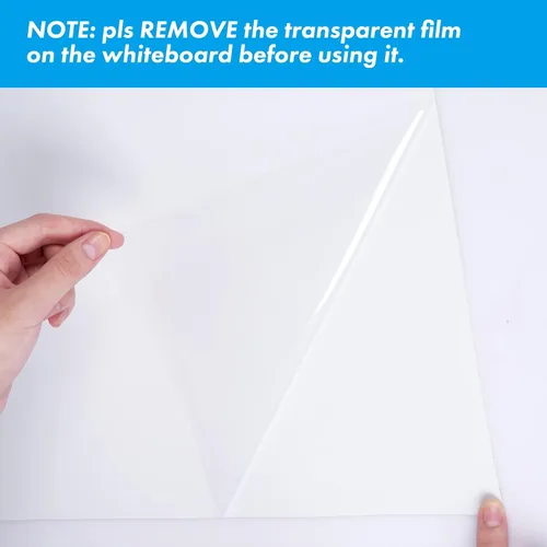 Vista 8 de HAMIGAR Papel de contacto magnético para pizarra blanca, pegatina de pizarra blanca de borrado en seco para pared, pizarra blanca adhesiva despegar