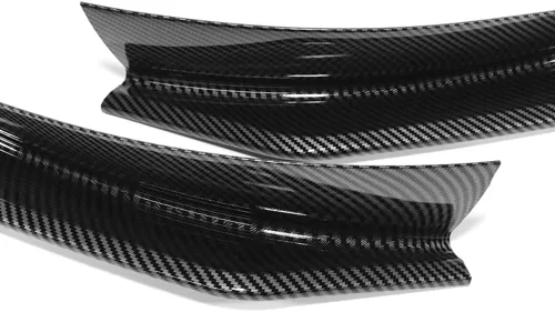 Vista 2 de Q1-TECH, borde de parachoques delantero compatible con Mazda RX-8 2004-2008, alerón de parachoques delantero, kit divisor de cuerpo de mentón, fibra