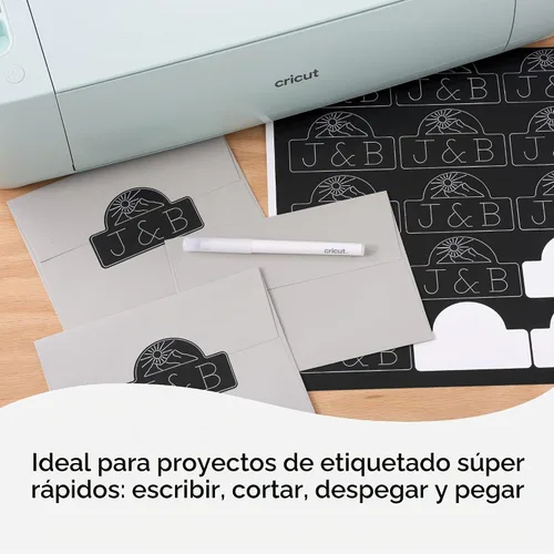 Vista 3 de Cricut Smart Label - Vinilo grabable, extraíble, rollo de 3 pies (13 x 36 pies), color negro