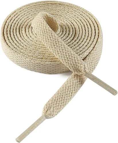 Vista 22 de VSUDO Cordones planos para tenis, cordones para tenis, cordones atléticos 01 Blanco