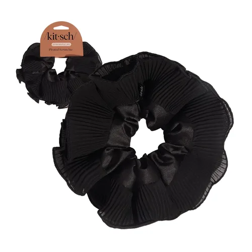 Vista 42 de Kitsch - Coleteros de satén para mujer, bandas para el cabello sin daños, cameo, 5 piezas Wake Up Frizz-Free, No Crease Hair Ties, Softer Than