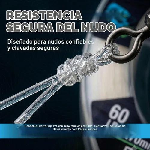 Vista 5 de Reaction Tackle Línea de pesca de fluorocarbono 100% puro, alta resistencia, resistente a la abrasión, hundimiento rápido, prácticamente invisible