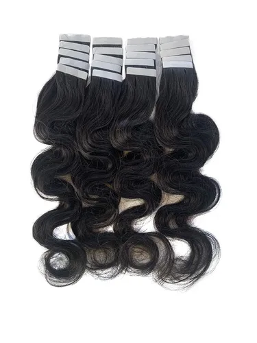 Vista 8 de Extensiones de cabello con micro puntas, 16 pulgadas, balayage, color #18, rubio beige, mezclado #60 rubio platino, extensiones de cabello humano