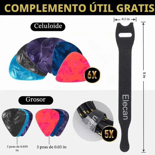 Vista 3 de Cable de guitarra de 4 pies/paquete de 2 - Ángulo recto + recto a recto, cable para instrumentos - nylon trenzado chapado en oro - 90 grados, 1/4