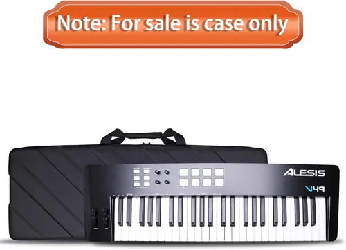 Vista 5 de LTGEM - Funda para controlador de teclado MIDI USB Alesis V49 MKII, almacenamiento duro, bolsa protectora de viaje