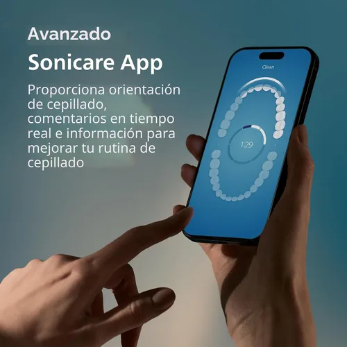 Vista 5 de Philips Sonicare DiamondClean Smart 9750 Cepillo de dientes eléctrico, cepillo de dientes sónico con aplicación, sensor de presión, detección