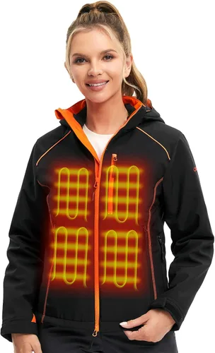 Vista 2 de PROSmart 12V Women's Heated Jacket - Waterproof Electric Heating Coat Warming Jackets for Women with