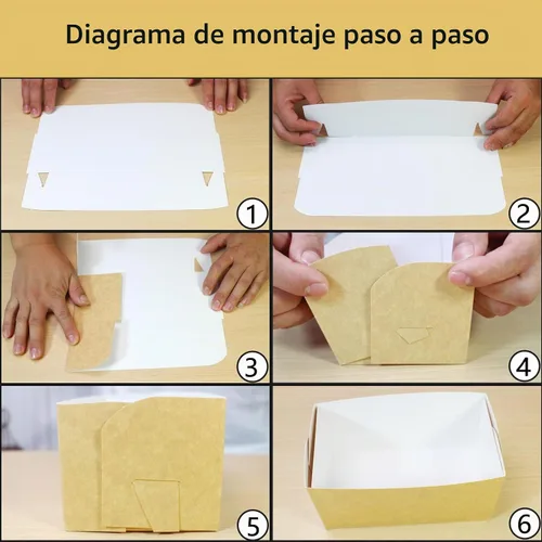 Vista 3 de 25 moldes de papel desechables para hornear pan #140Kraft