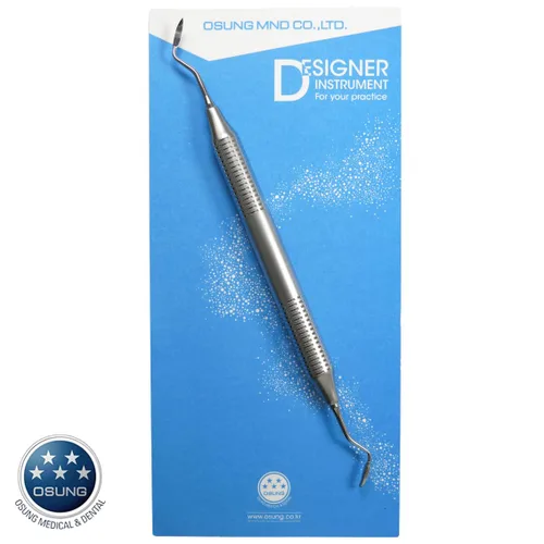 Vista 5 de Escalador de hoz dental con mango ligero de acero inoxidable S204