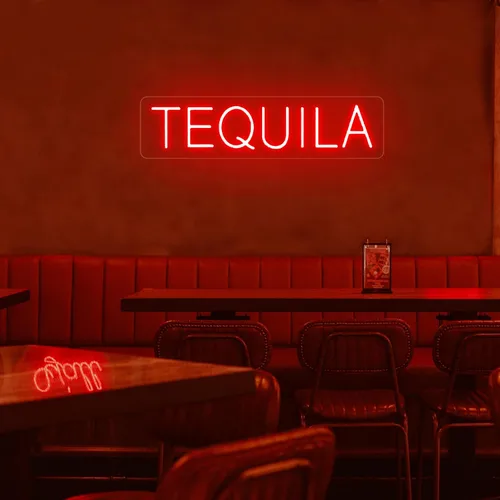 Vista 17 de Letrero de neón con texto en inglés «All You Need Is Tequila» de 23 pulgadas, para decoración de pared para el hogar, bar, pub, club